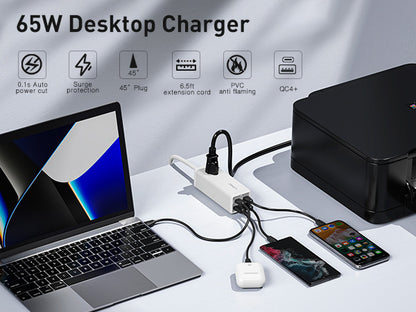 65W 5-in-1 USB-C GaN Charging Station - Nexlabs