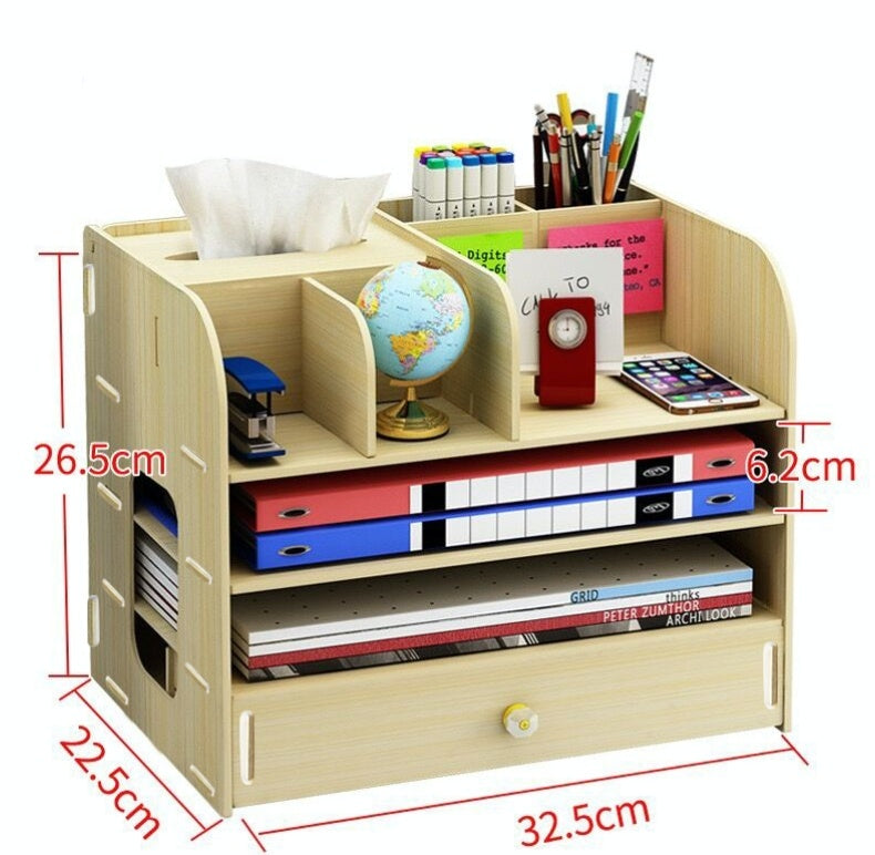 Office Desk Dormitory Desktop Storage Rack - Nexlabs