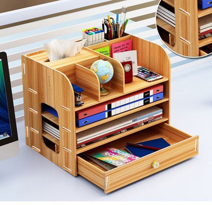 Office Desk Dormitory Desktop Storage Rack - Nexlabs