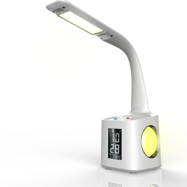 LED Desk Lamp with USB Charging, Screen & Calendar - Nexlabs