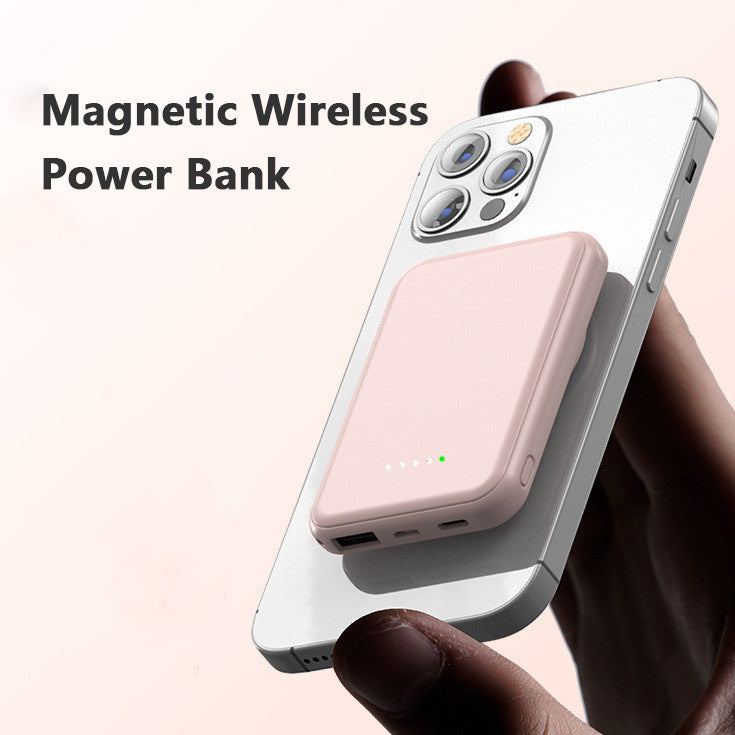 Mini Fast Charging Magnetic Wireless Power Bank 5000mAh - Nexlabs